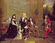 Nicolas de Largilliere Louis XIV and His Family Germany oil painting artist